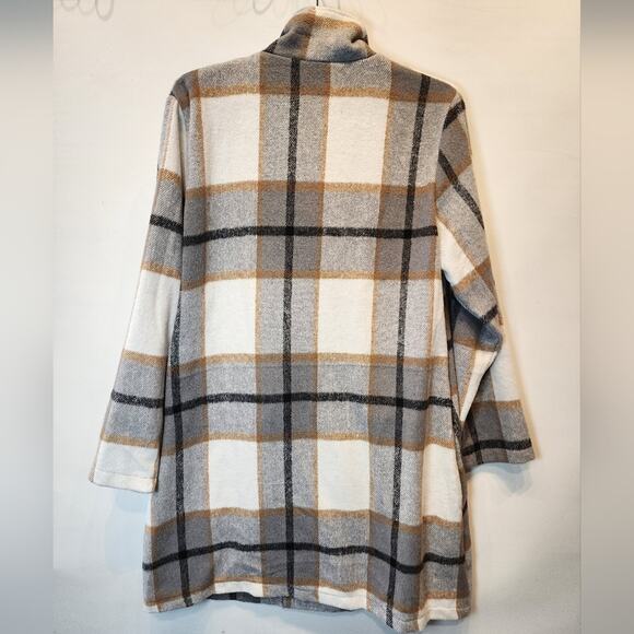 Double Take Oversized Double Breasted Blazer Coat Lightweight Trendy XL - Picture 5 of 8